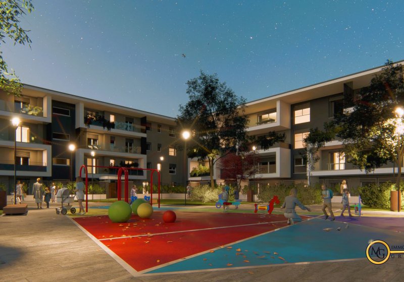 4 locali con 2 ampi terrazzi e cantina